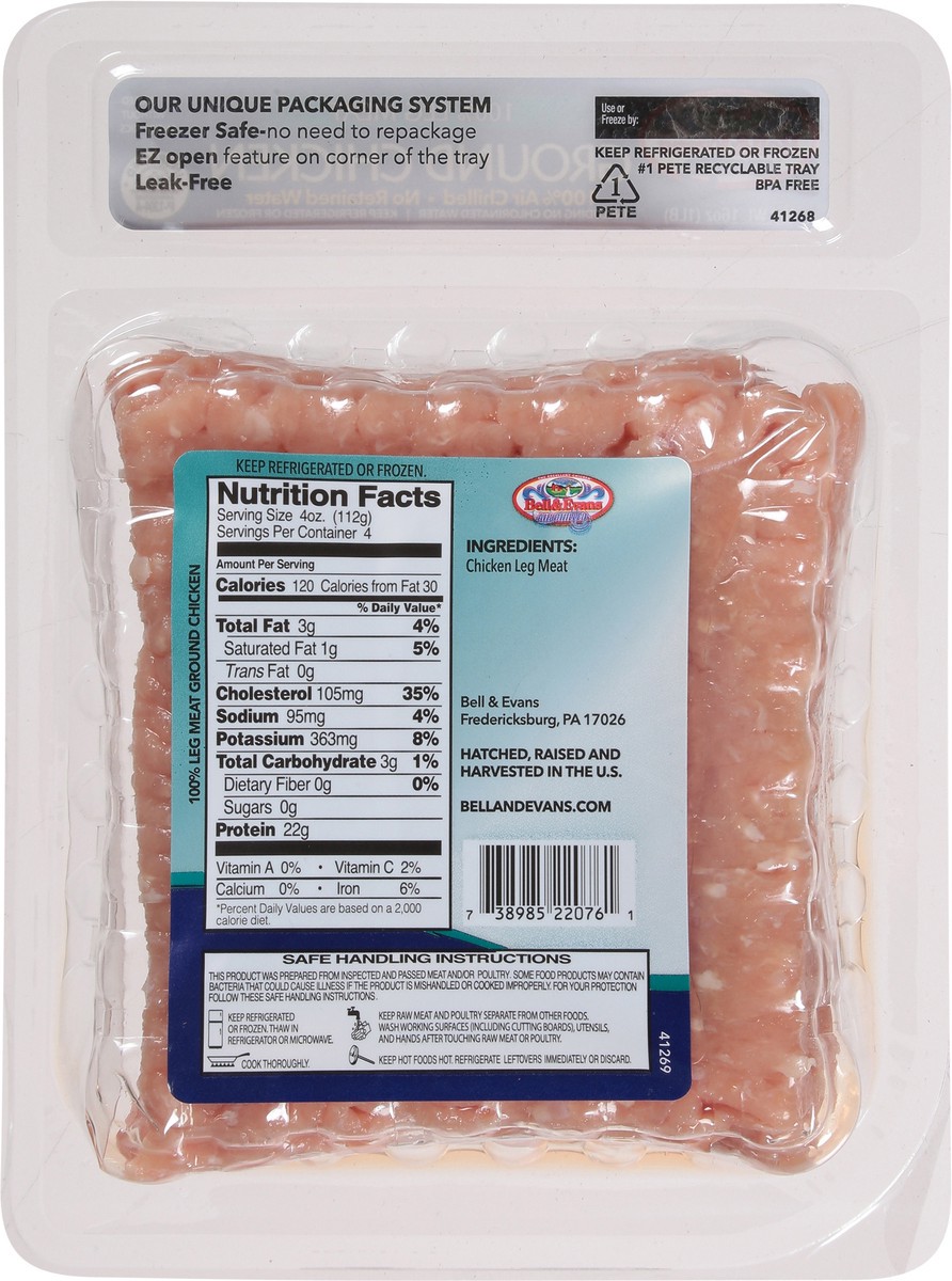 slide 6 of 14, Bell & Evans Ground Chicken, 16 oz