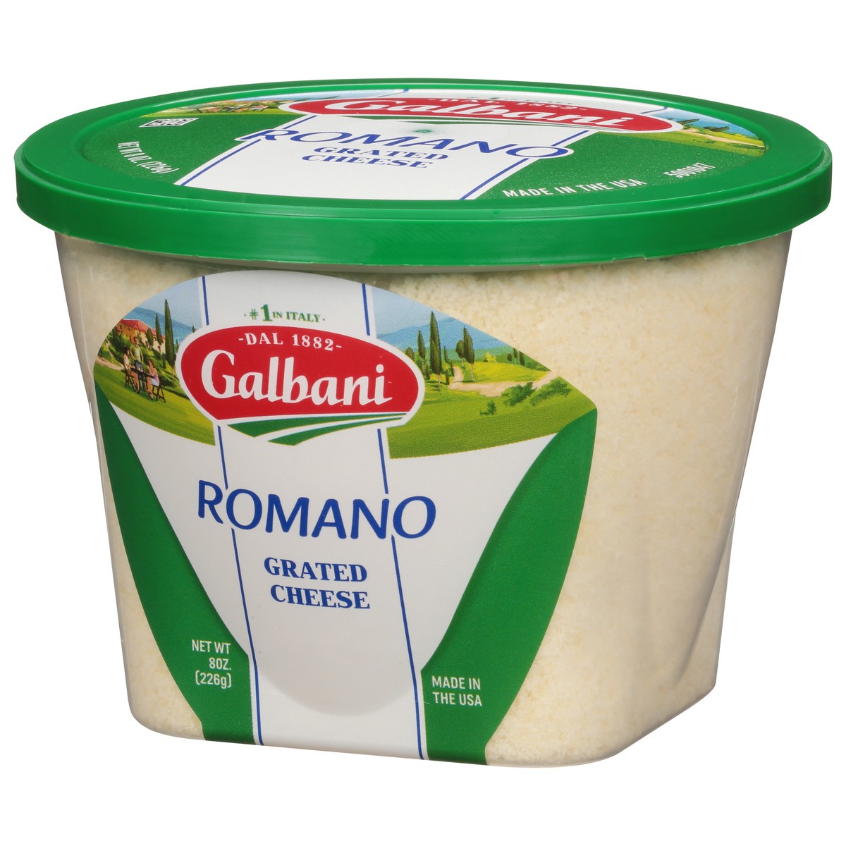 slide 6 of 14, Galbani Romano Grated Cheese 8 oz, 8 oz