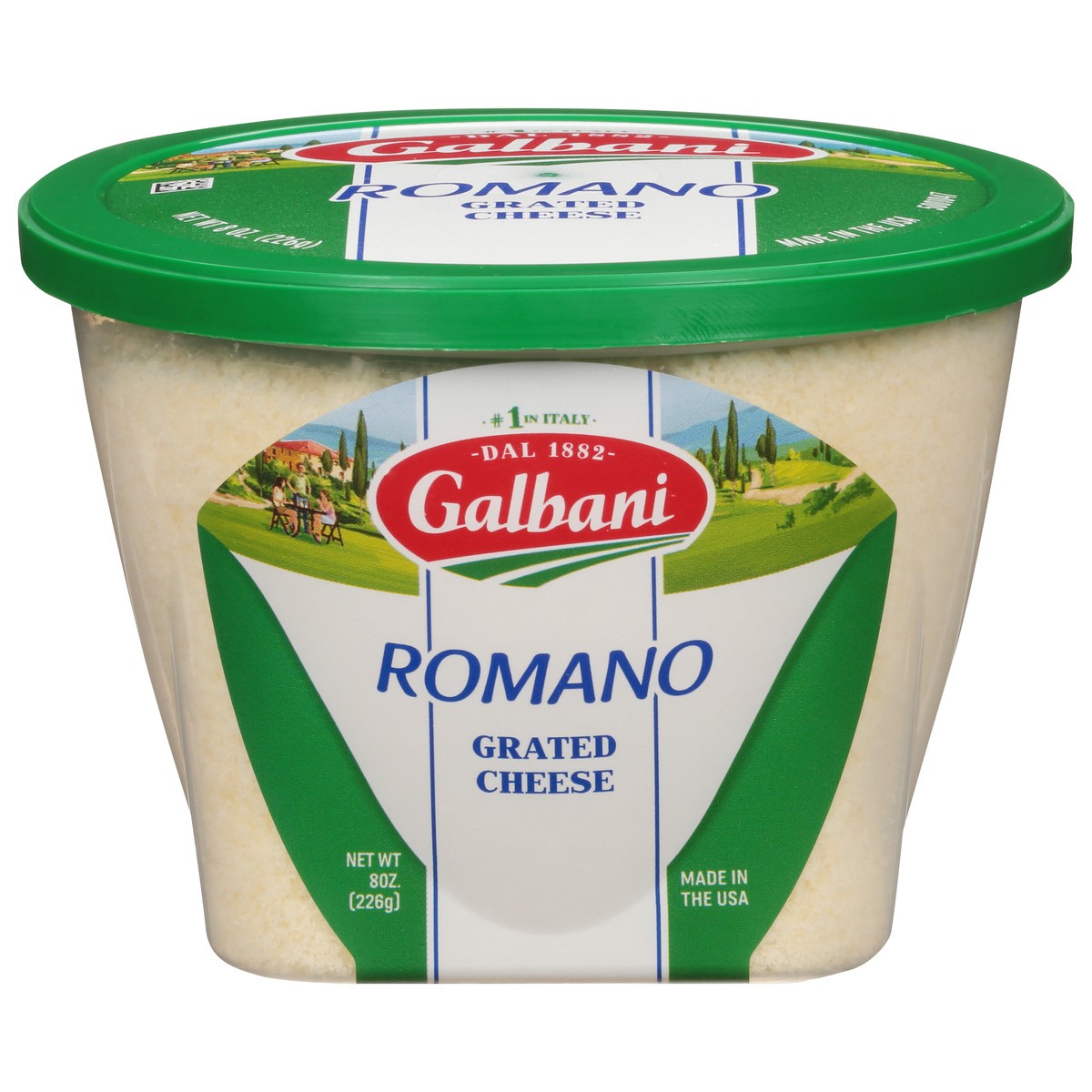 slide 1 of 14, Galbani Romano Grated Cheese 8 oz, 8 oz