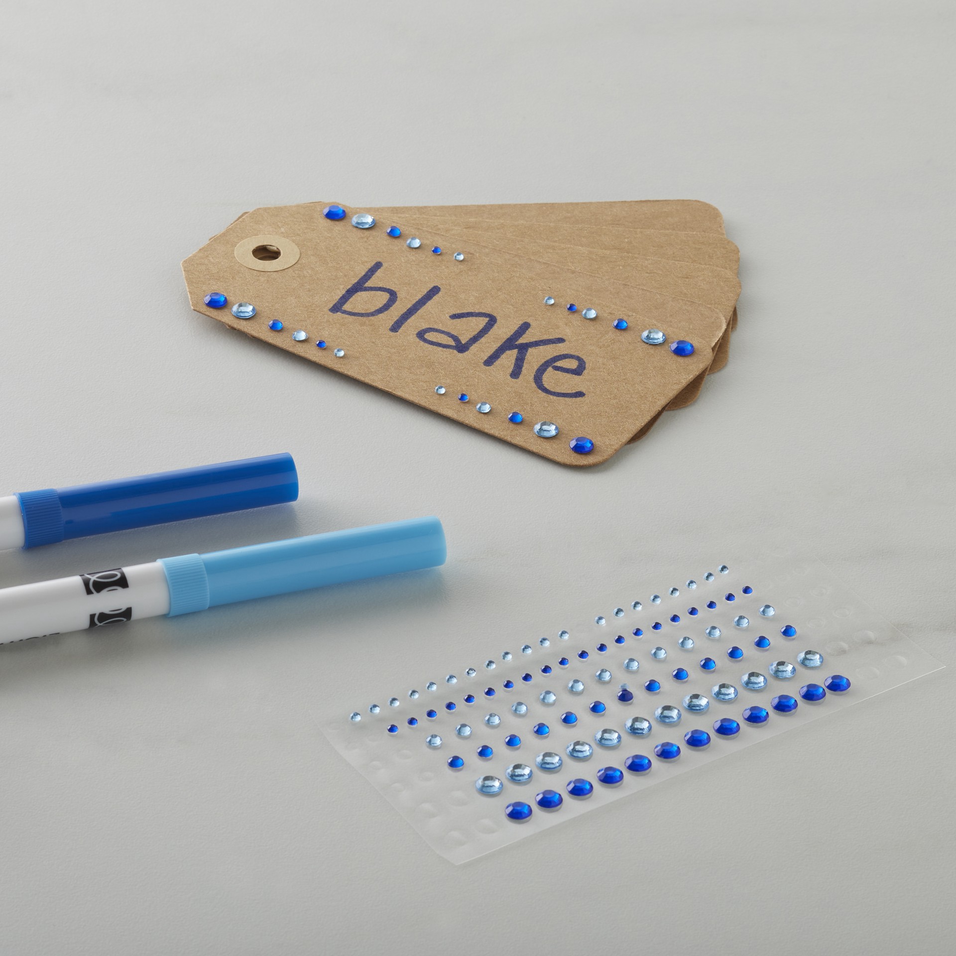 slide 2 of 2, Adhesive Rhinestones Mixed Pack By Recollections, 2mm, 3mm and 5mm rhinestones