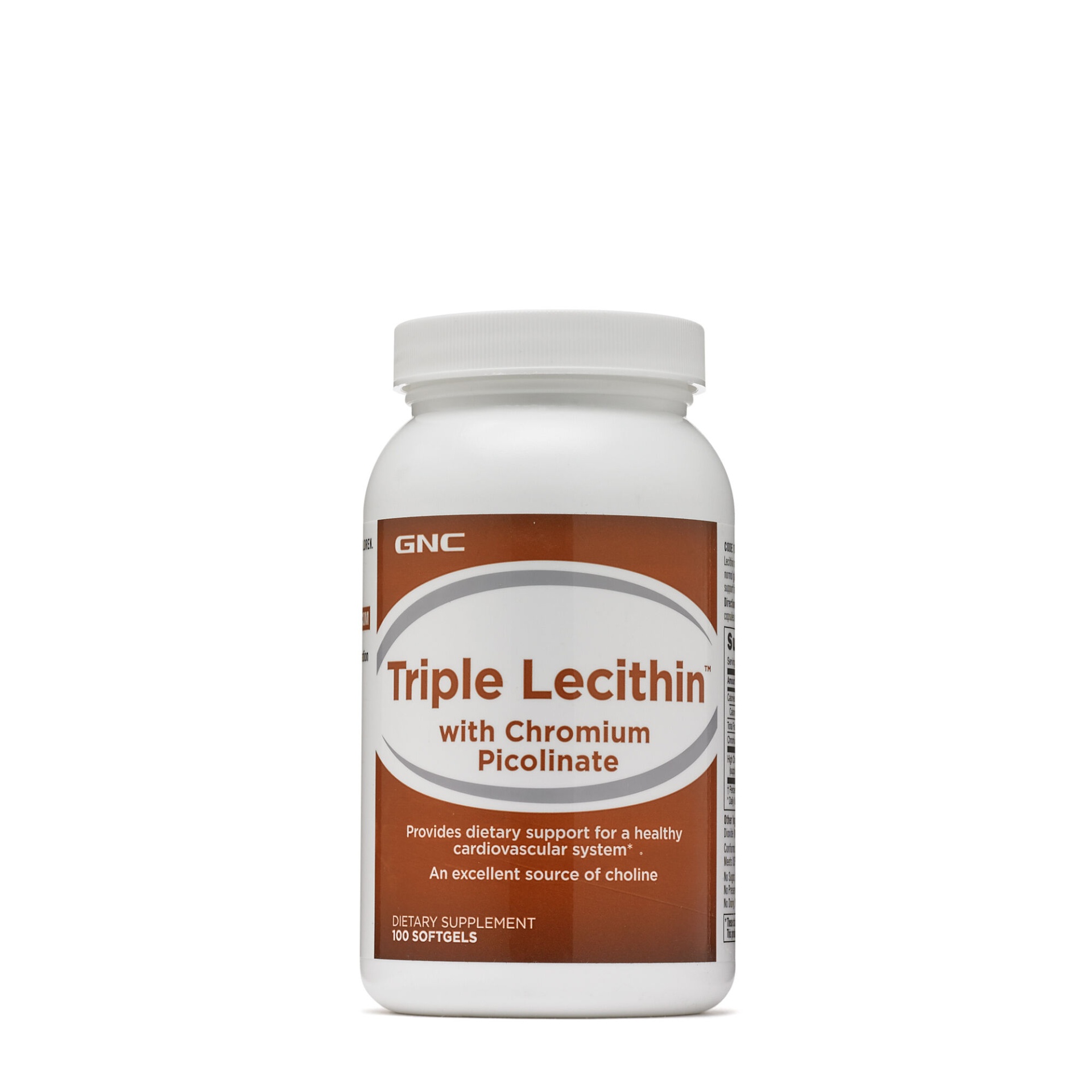 slide 1 of 1, GNC Triple Lecithin with Chromium Picolinate, 100 ct