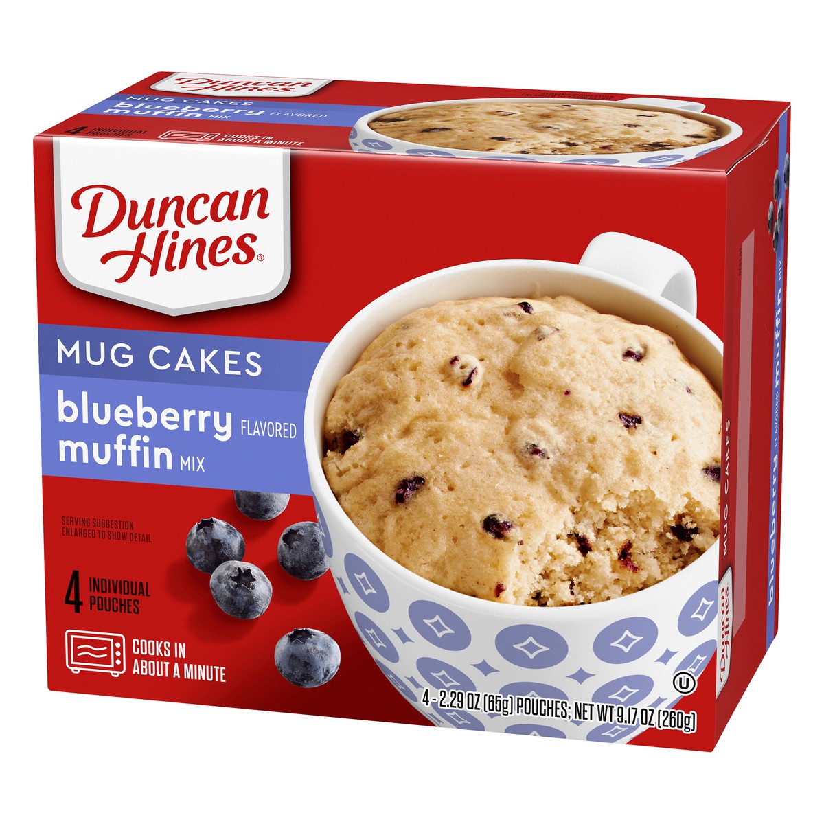 slide 5 of 9, Duncan Hines Blueberry Muffin Mix, 9.17 oz