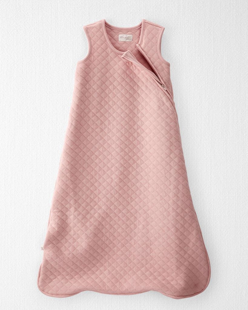 slide 4 of 4, Littleplanet Baby Double Knit Zip Sleep Sack Rosebud S, 1 ct