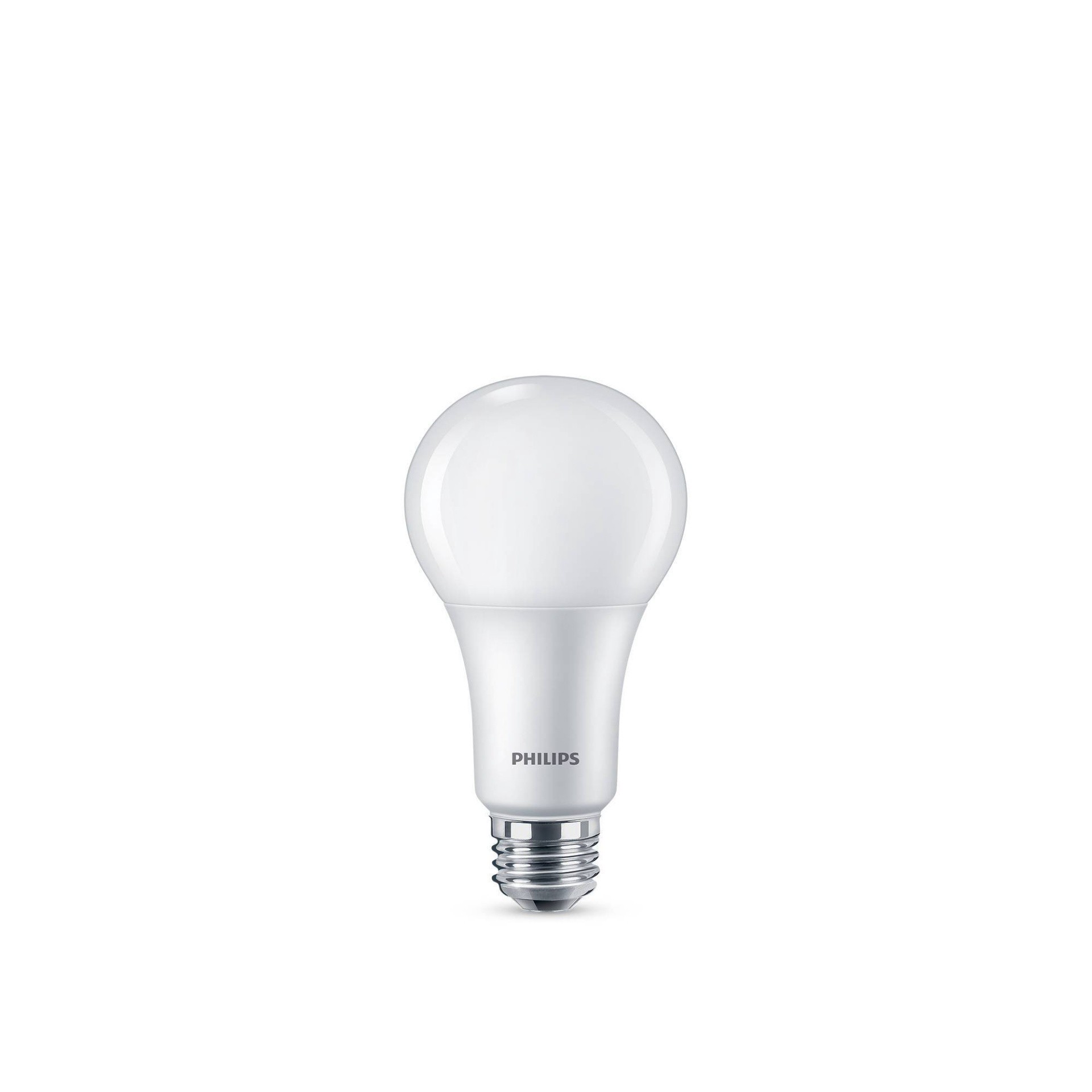 slide 1 of 4, Philips 6/13/18.5-Watt (50/100/150-Watt) A21 Indoor Led Light Bulb, 1 ct