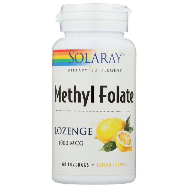 slide 1 of 1, Solaray Methyl Folate - Lemon, 60 fl oz