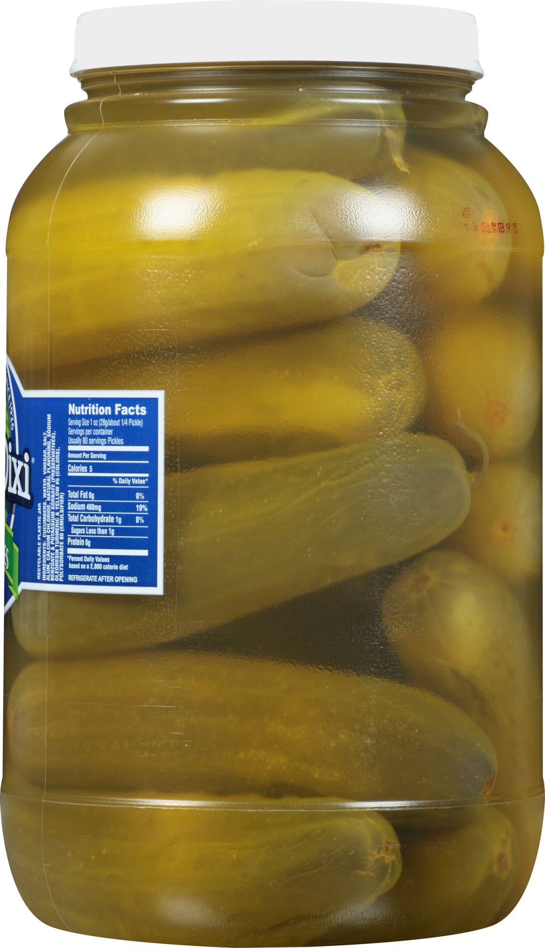 slide 4 of 5, Del-Dixi Dill Pickles, 1 gal