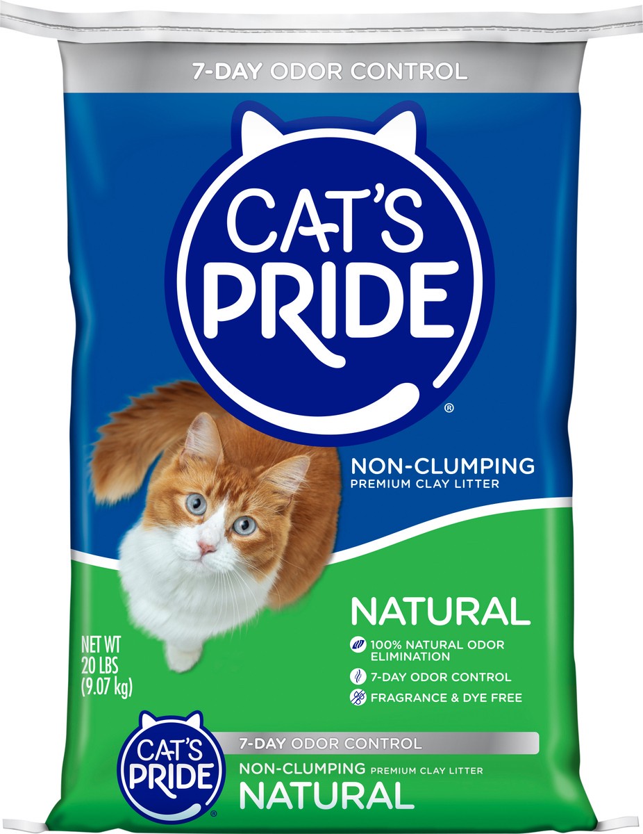 slide 12 of 12, Cat's Pride Premium Natural W/Odor Control Cat Litter 20 Lb Bag, 20 lb