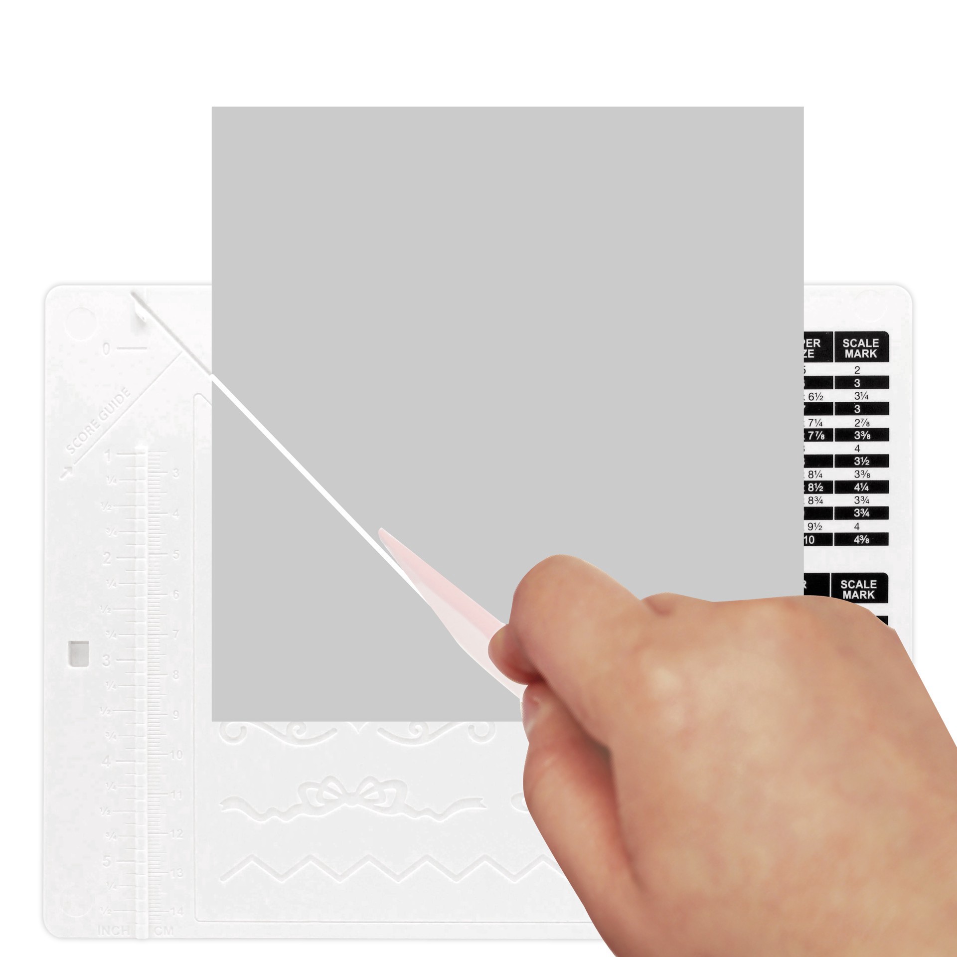 slide 3 of 6, Mini Scoring Board & Paper Folder Set By Recollections, 7.5 in x 5.5 in