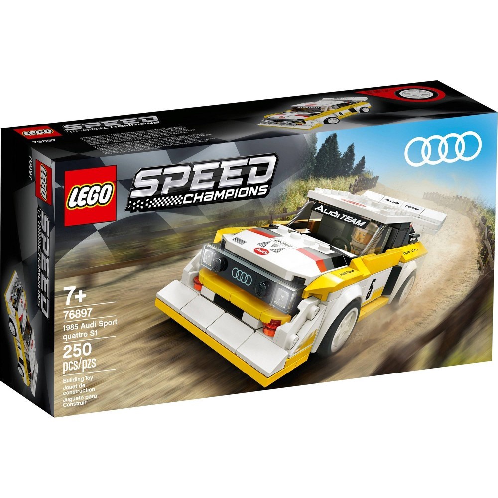 slide 6 of 7, LEGO Speed Champions 1985 Audi Sport Quattro S1 Toy Car Building Kit 76897, 1 ct