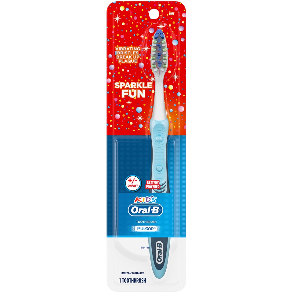 slide 1 of 1, Oral-B Pro-Health Jr. Pulsar Disney Frozen Soft Toothbrush, 1 ct