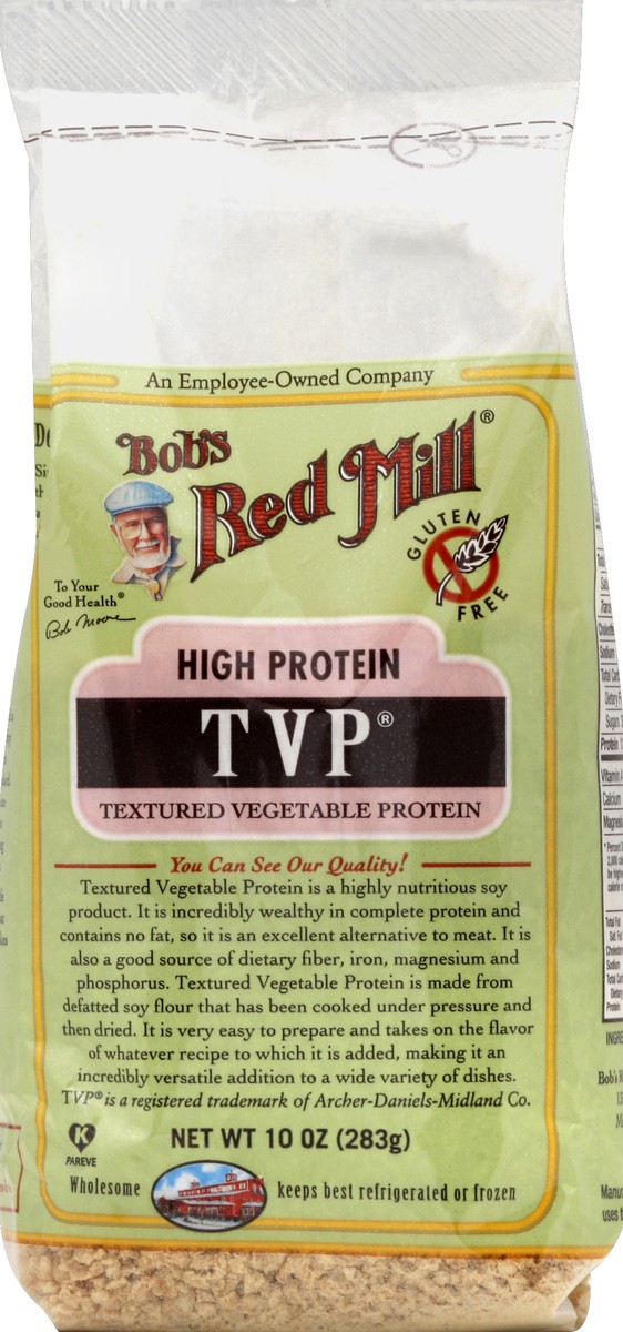 slide 5 of 5, Bob's Red Mill Textured Vegetable Protein, 10 oz