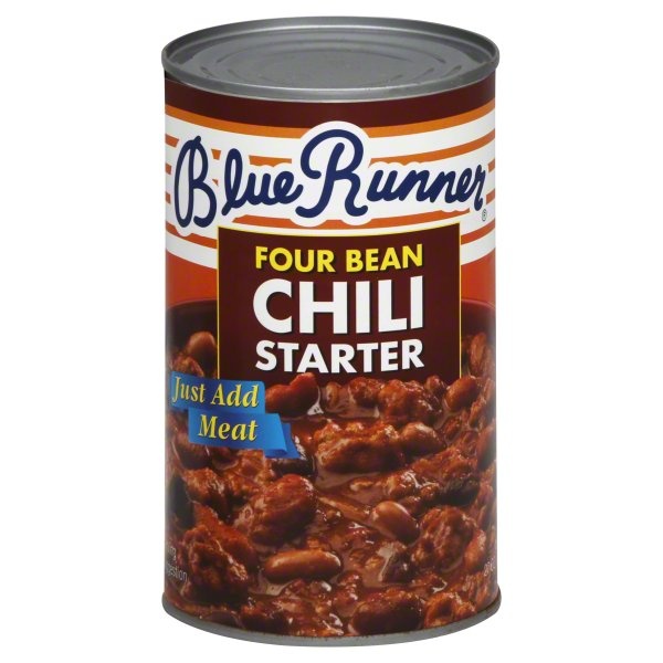 slide 1 of 1, Blue Runner Chili Starter, Four Bean, 27 oz