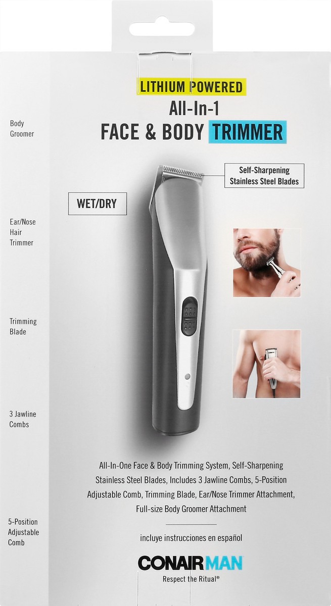 slide 4 of 11, ConairMan All-in-1 Face & Body Trimmer 1 ea, 1 ct