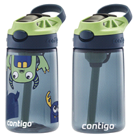 slide 3 of 21, Contigo Kids Water Bottle with Redesigned AUTOSPOUT Straw, Boys Monsters, 2 ct; 14 oz