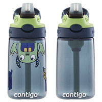 slide 11 of 21, Contigo Kids Water Bottle with Redesigned AUTOSPOUT Straw, Boys Monsters, 2 ct; 14 oz