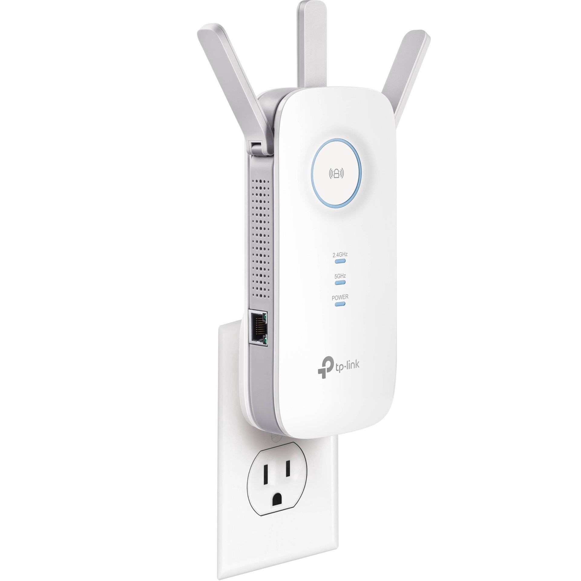 slide 4 of 36, TP-LINK AC1750 Wi-Fi Dual Band Plug In Range Extender - White (RE450), 1 ct