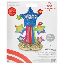 Anagram AirLoonz Junior Congrats 36 in Decorative Balloon - 1 Each