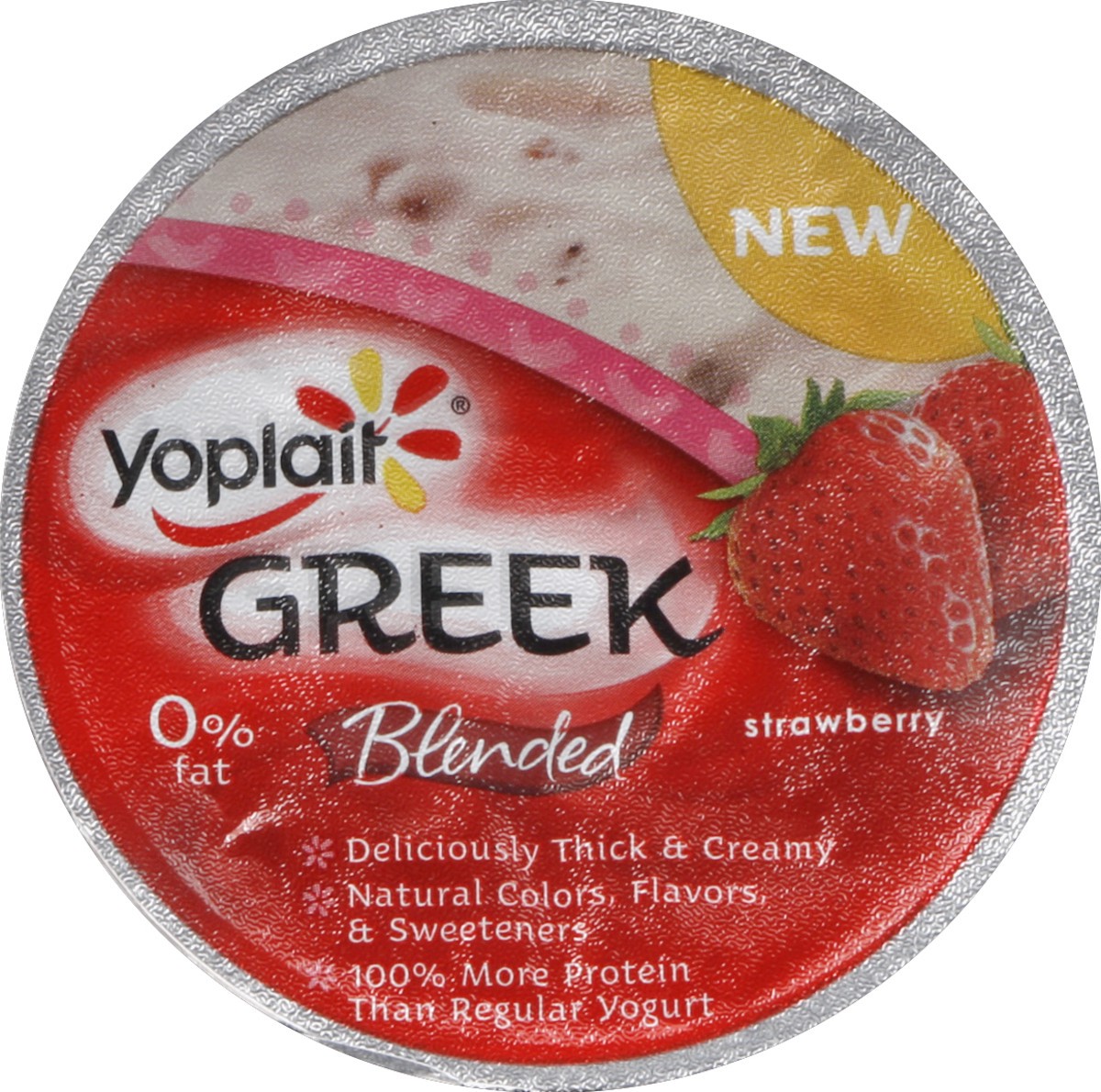 slide 2 of 3, Yoplait Yogurt, Fat Free, Blended, Strawberry, 5.3 oz