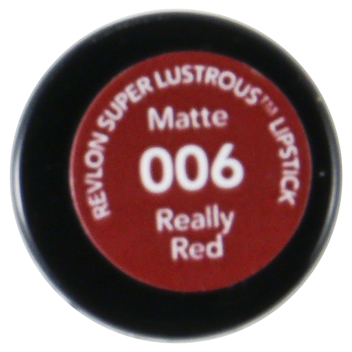 slide 3 of 3, Revlon Super Lustrous Lipstick Matte 006 Really Red, 0.15 oz