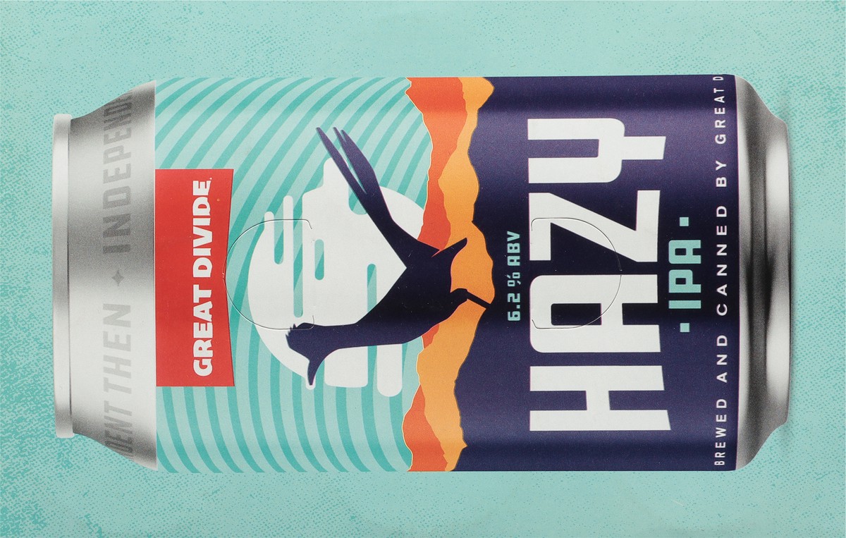 slide 5 of 9, Great Divide Brewing Co. Hazy IPA Beer 6 - 12 oz Cans, 6 ct