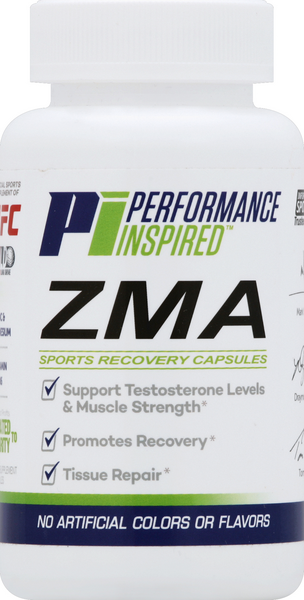 slide 1 of 1, Performance Inspired Nutrition Zma Capsules, 90 ct