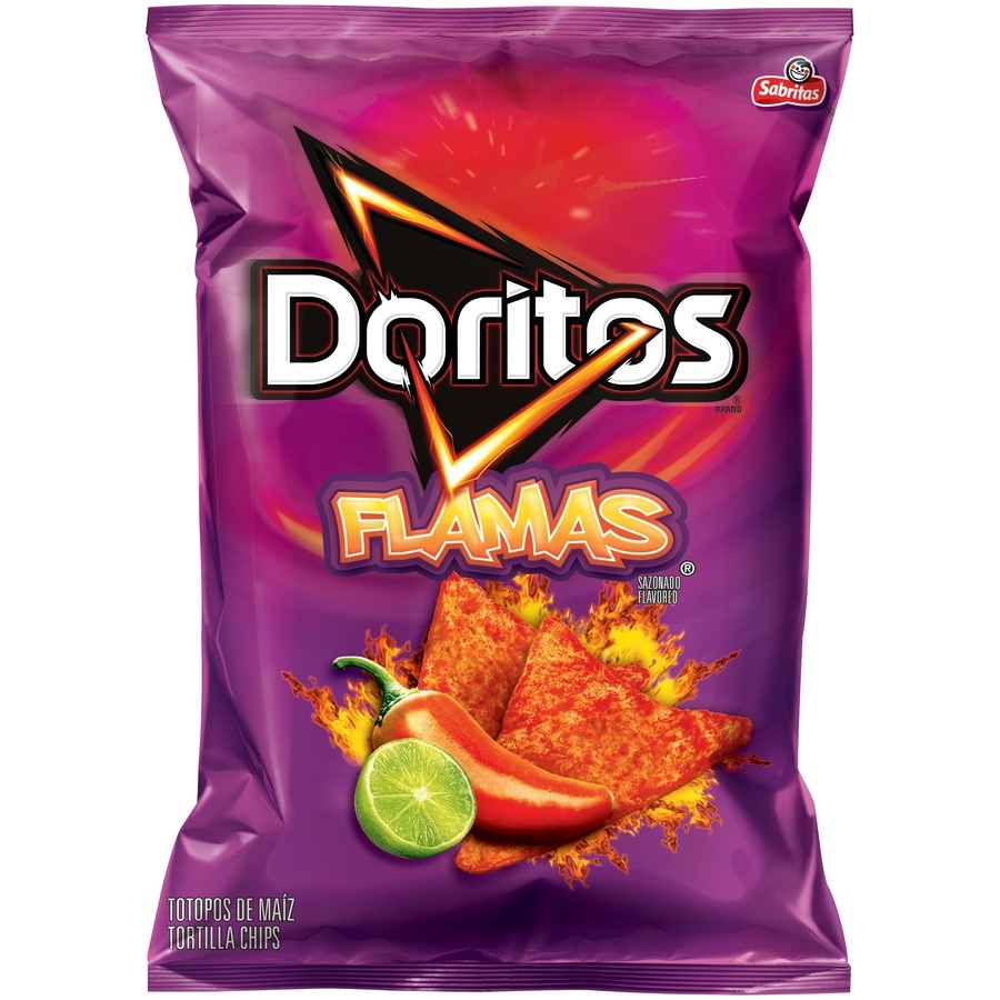 slide 1 of 1, Doritos Xxl Doritos Flamas, 10 oz