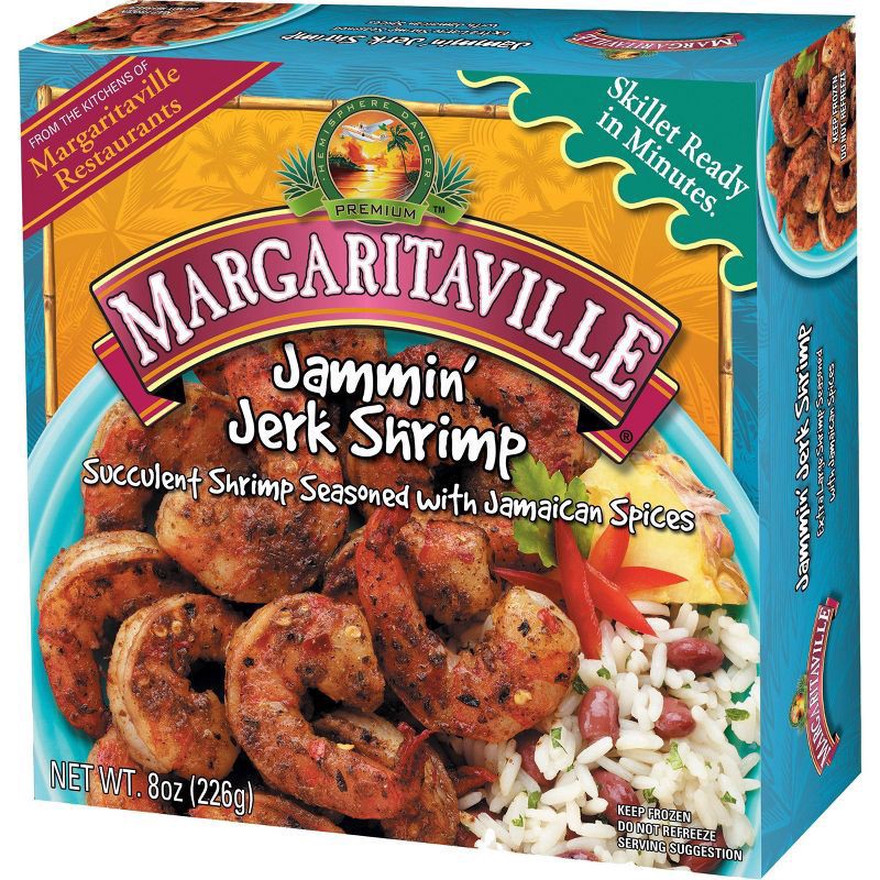 slide 5 of 5, Margaritaville Jammin' Jerk Shrimp - Frozen - 8oz, 8 oz