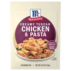McCormick Creamy Tuscan Chicken & Pasta Seasoning Mix, 0.87 oz