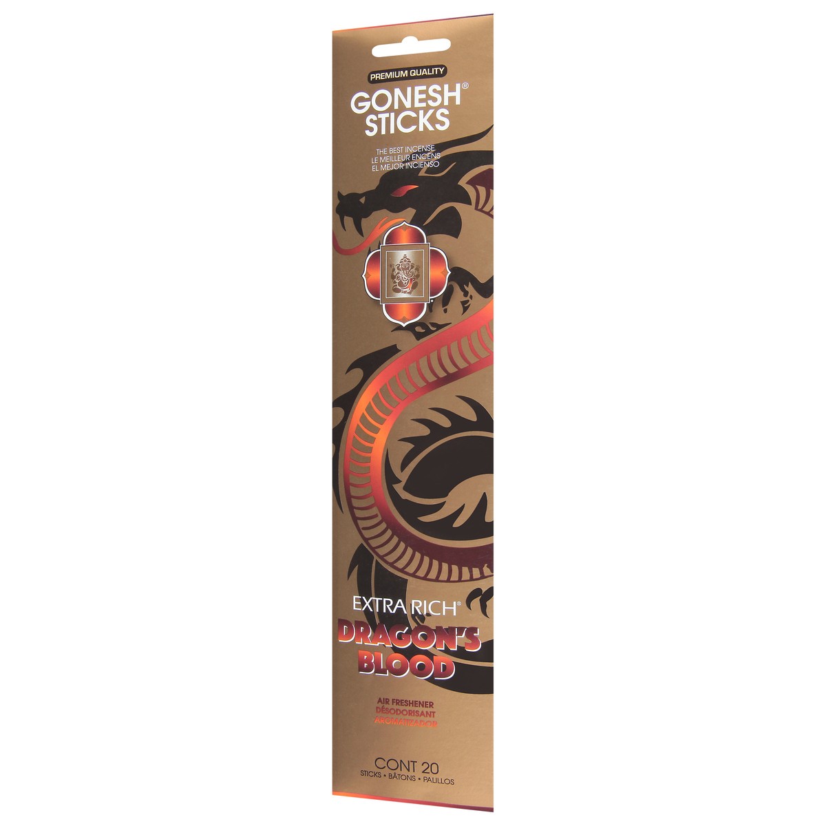 slide 7 of 9, Gonesh Incense Extra Rich Dragon's Blood Incense Air Freshener 20 ea, 20 ct