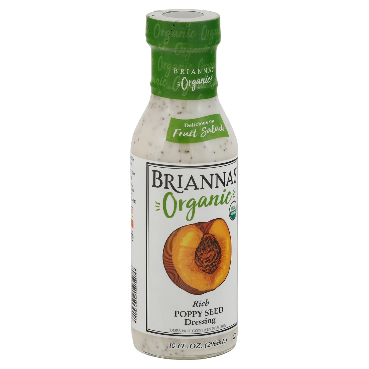 slide 2 of 9, BRIANNAS Rich Organic Poppy Seed Dressing 10 fl oz, 10 fl oz