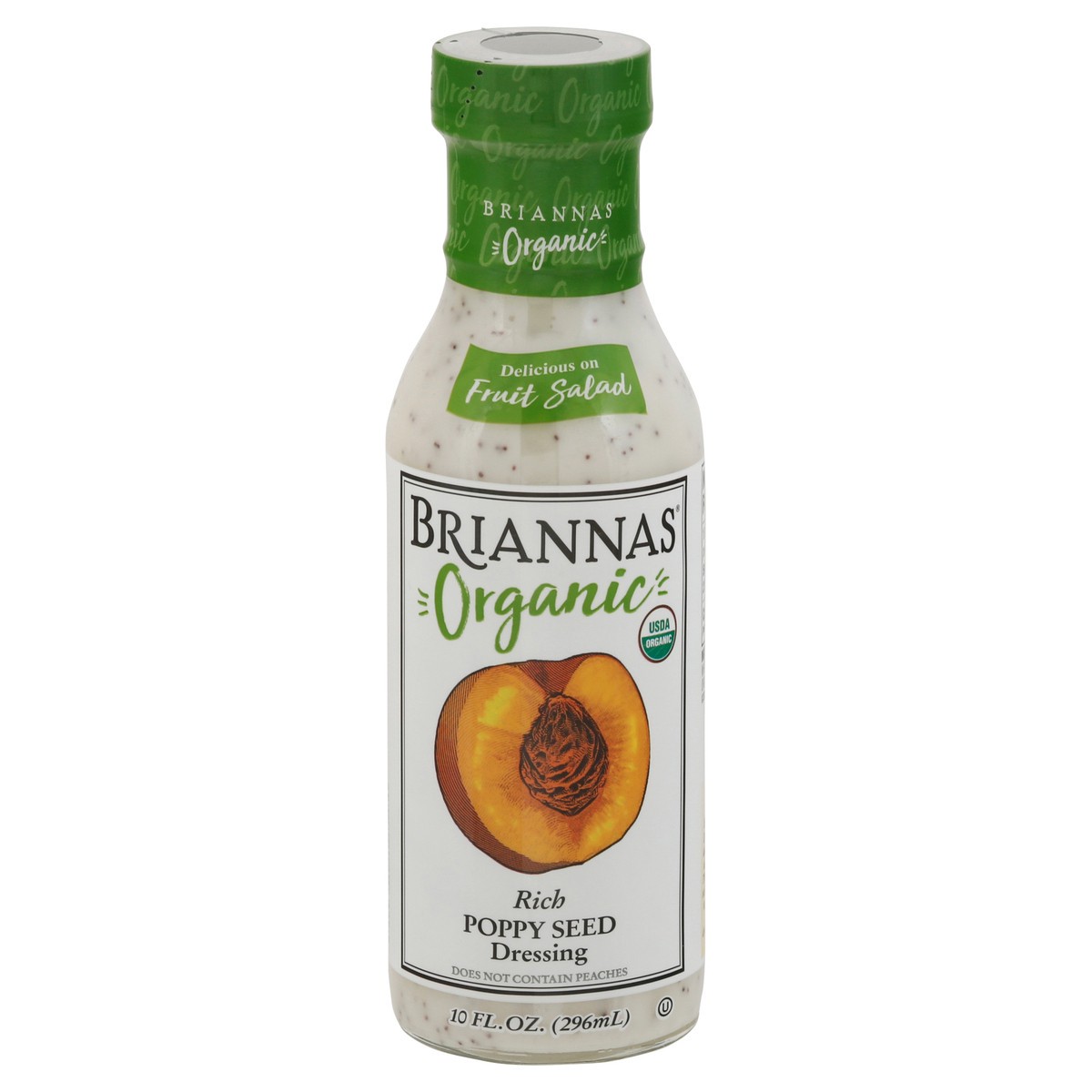 slide 1 of 9, BRIANNAS Rich Organic Poppy Seed Dressing 10 fl oz, 10 fl oz