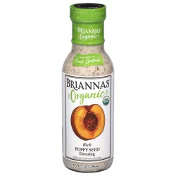 BRIANNAS Organic Rich Poppy Seed Dressing 10 fl oz