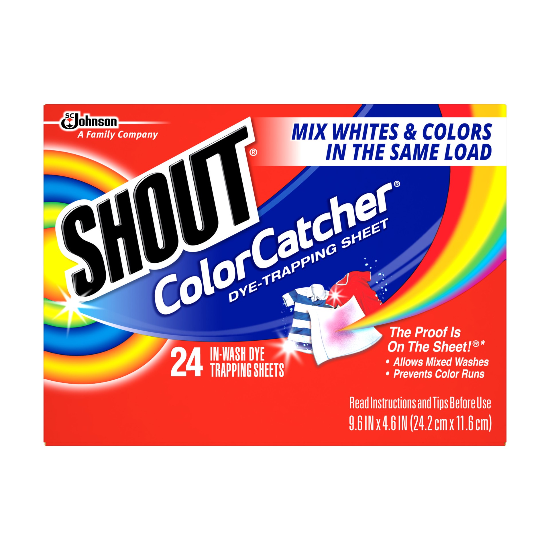 slide 1 of 15, Shout Color Catcher, Dye-Trapping Sheets, 24 Sheets, 24 ct