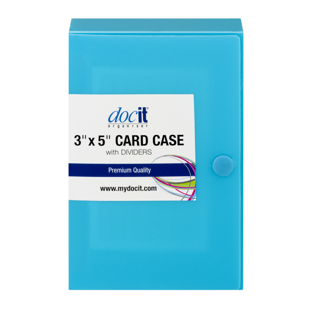 slide 1 of 1, Doc It Index Card Case, 1 ct