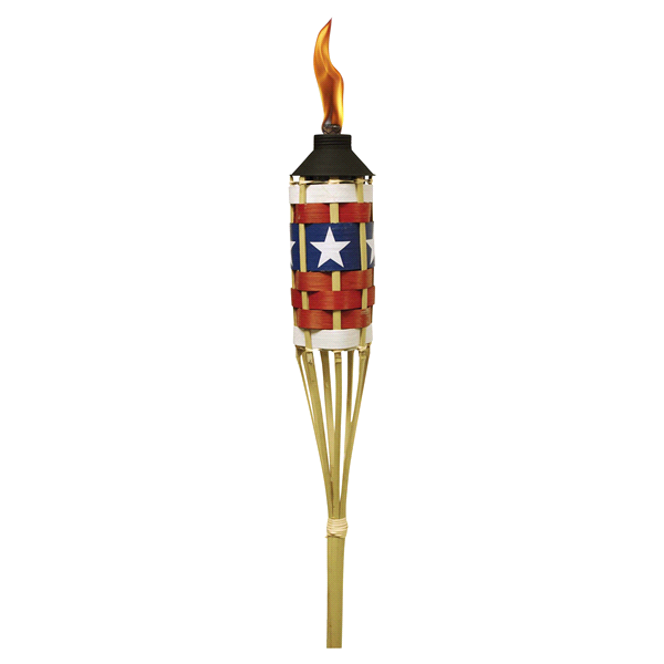 slide 1 of 1, Tiki Americana Bamboo Torch, 1 ct