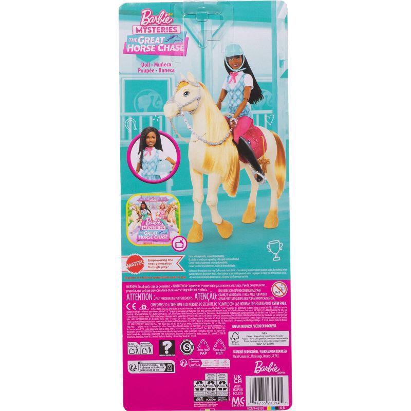 slide 2 of 6, Barbie Horse Content Riding Doll Playset "Brooklyn", 1 ct