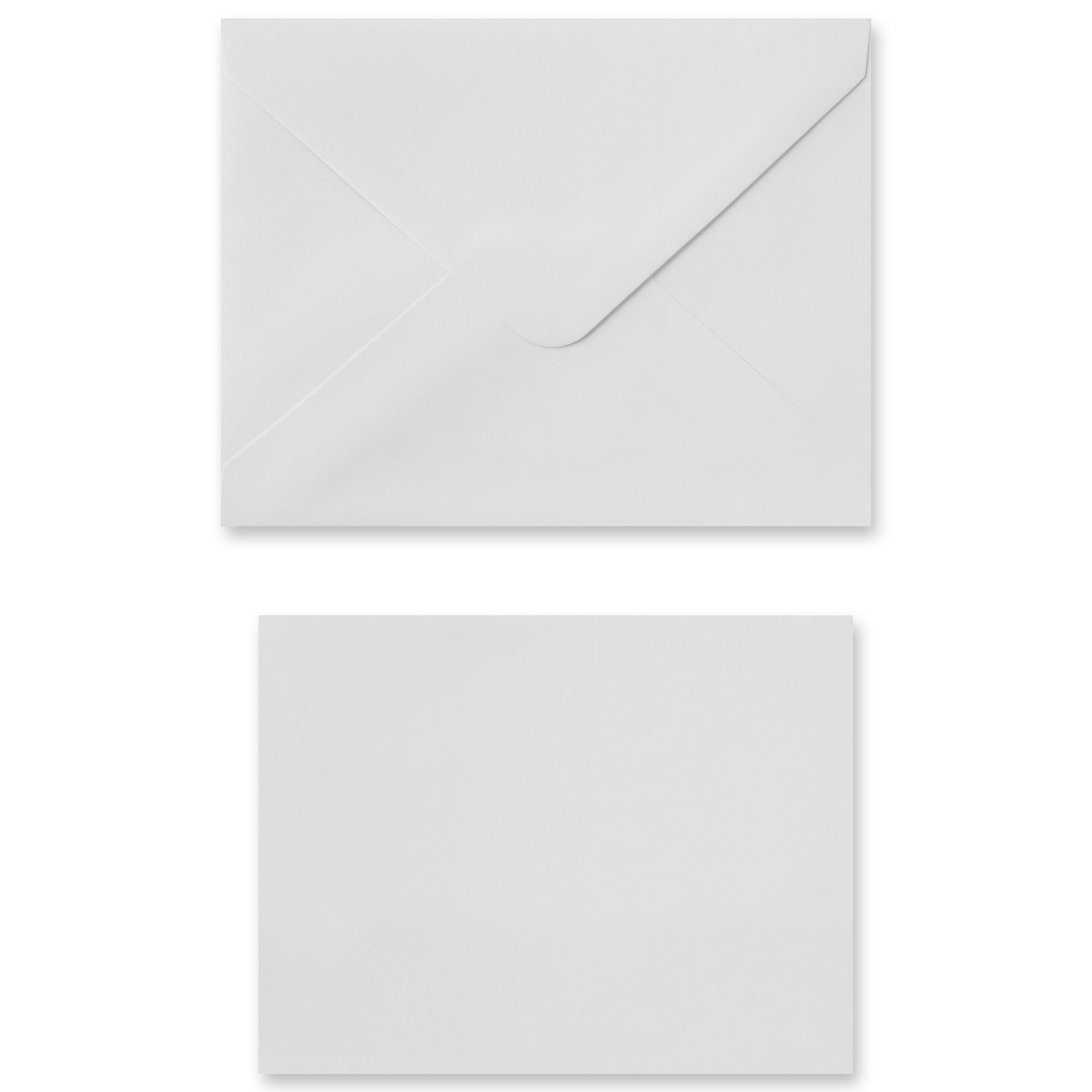 slide 5 of 5, 50 Sets Of White Flat Cards & Envelopes By Recollections, 5" X 7", 5 in x 7 in