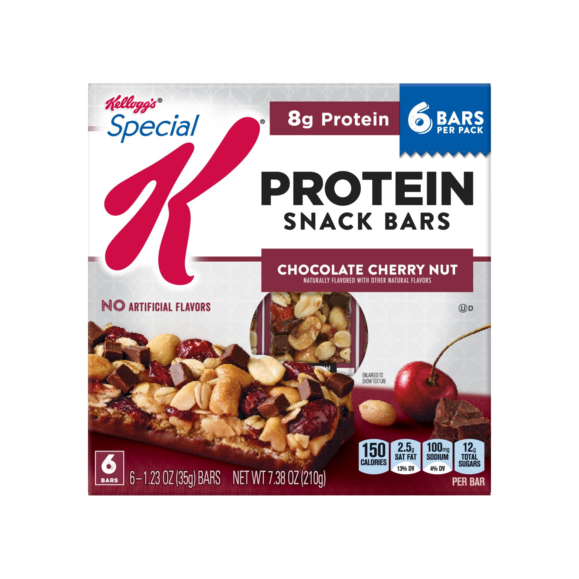 slide 3 of 5, Kellogg's Special K Protein Snack Bars, 8g of Protein Per Bar, 7.38 oz