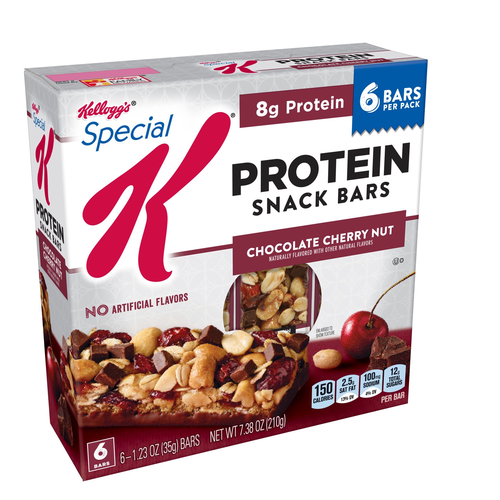 slide 1 of 5, Kellogg's Special K Protein Snack Bars, 8g of Protein Per Bar, 7.38 oz