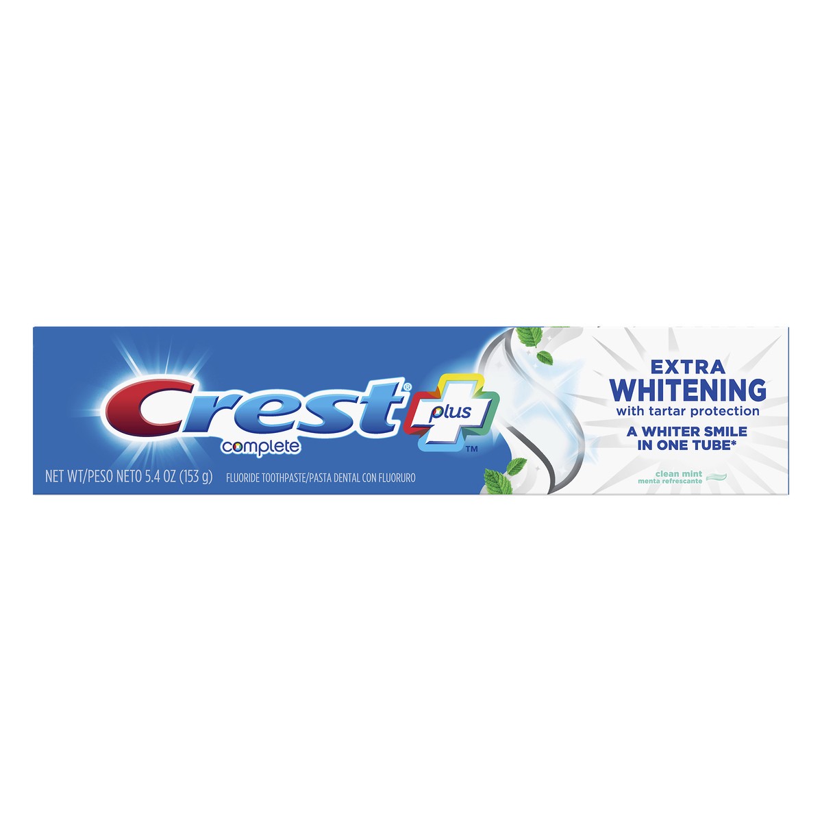 slide 1 of 5, Crest Extra Whitening Complete Toothpaste, 5.4 oz