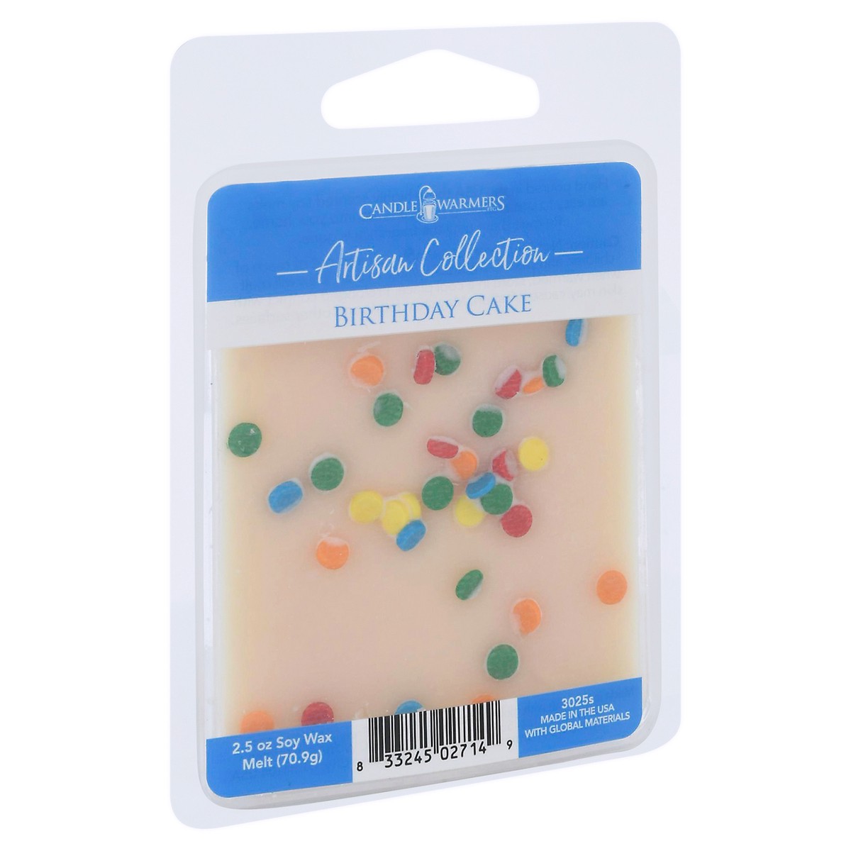 slide 8 of 9, Candle Warmers Artisan Collection Birthday Cake Soy Wax Melt 2.5 oz, 2.5 oz