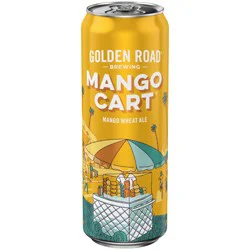 Golden Road Mango Wheat Ale Mango Cart Beer 25 fl oz