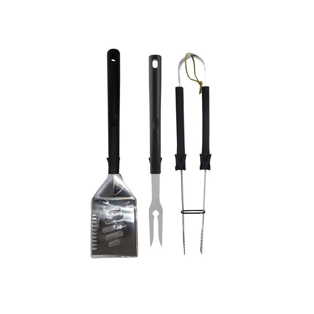 slide 2 of 2, HD Designs Grill Kickstand Tool Set - Silver/Black, 3 ct