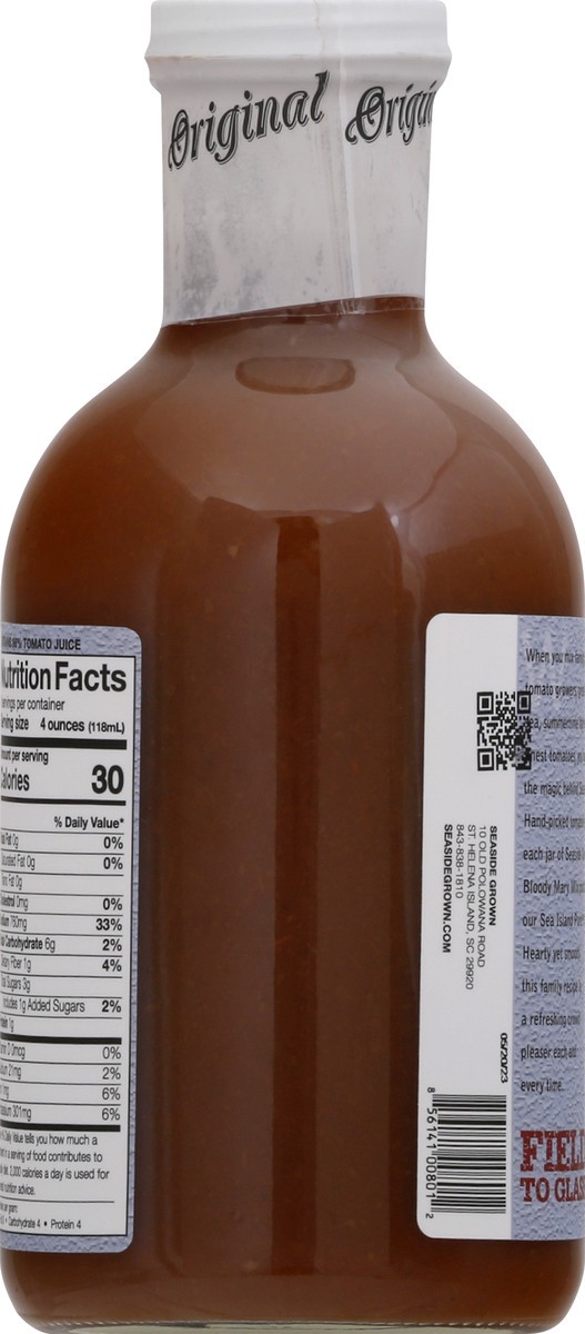 slide 6 of 13, Seaside Grown Bloody Mary Mix, 32 oz