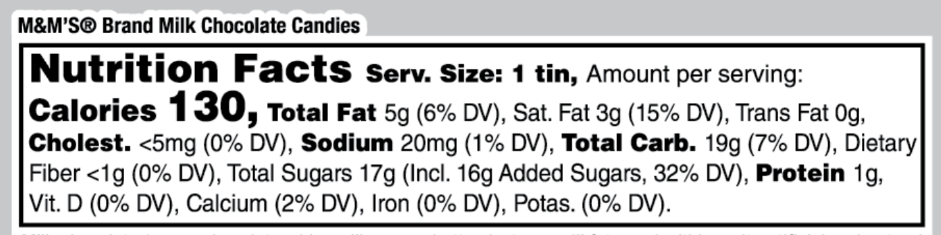 slide 2 of 4, M&M's Milk Chocolate Candies Ornament Christmas Tin, 0.93 oz, 0.93 oz