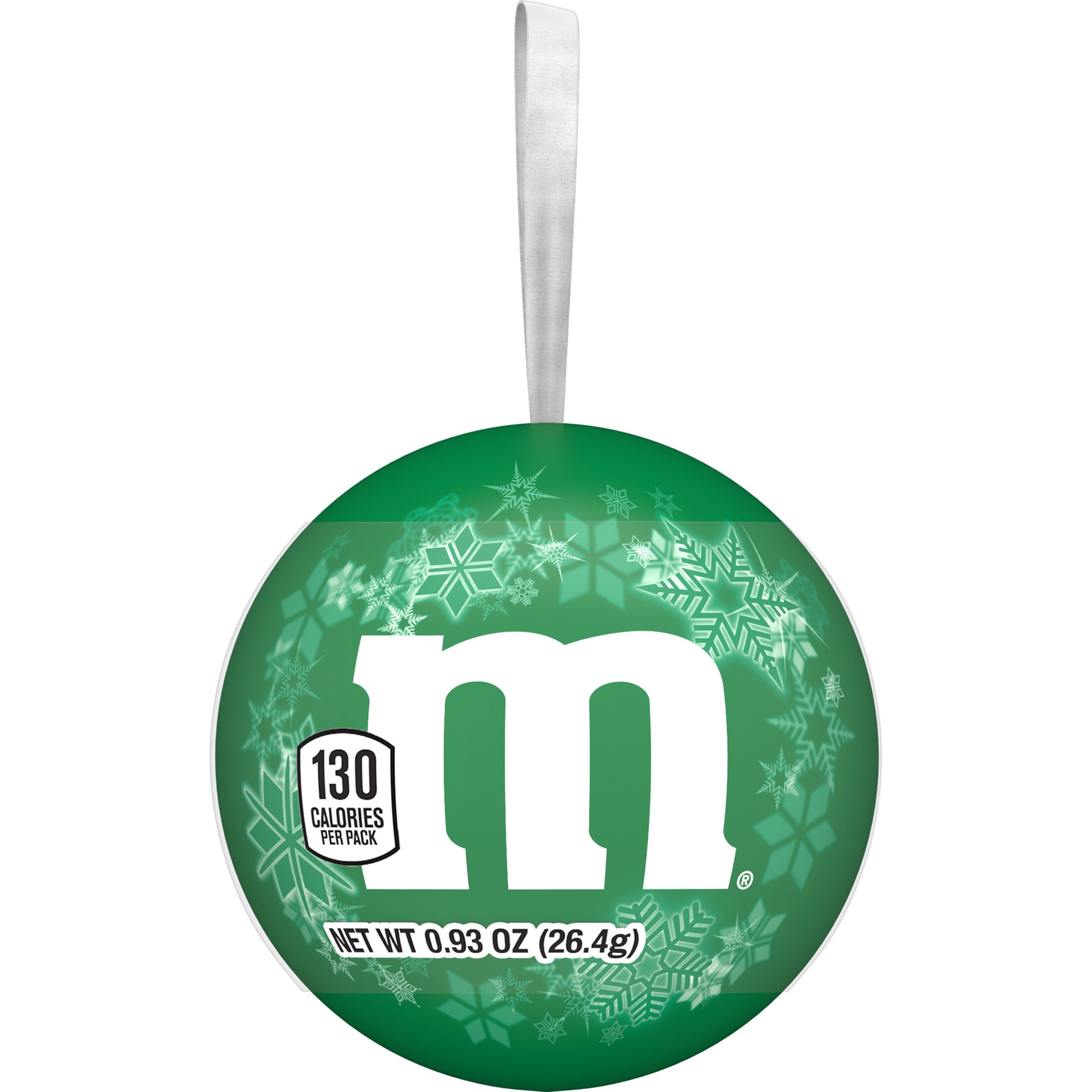 slide 1 of 4, M&M's Milk Chocolate Candies Ornament Christmas Tin, 0.93 oz, 0.93 oz