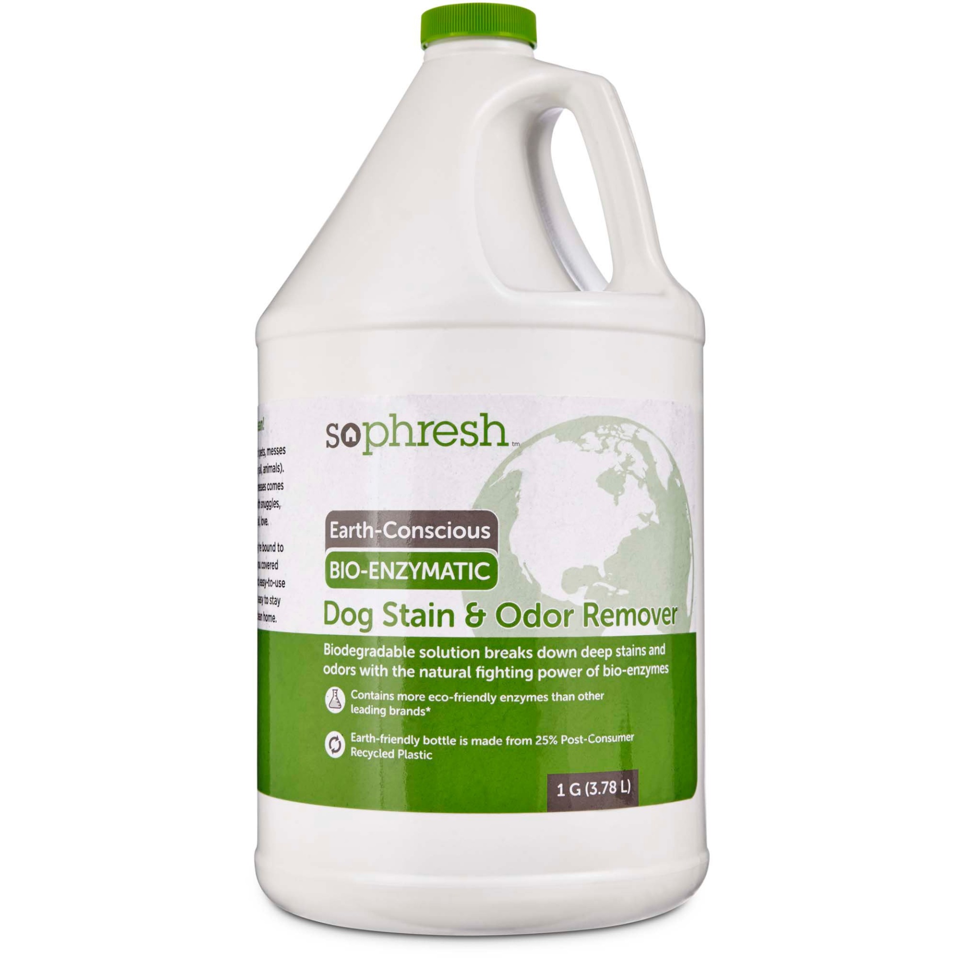 slide 1 of 1, So Phresh Earth-Conscious Bio-Enzymatic Dog Stain and Odor Remover, 1 gal