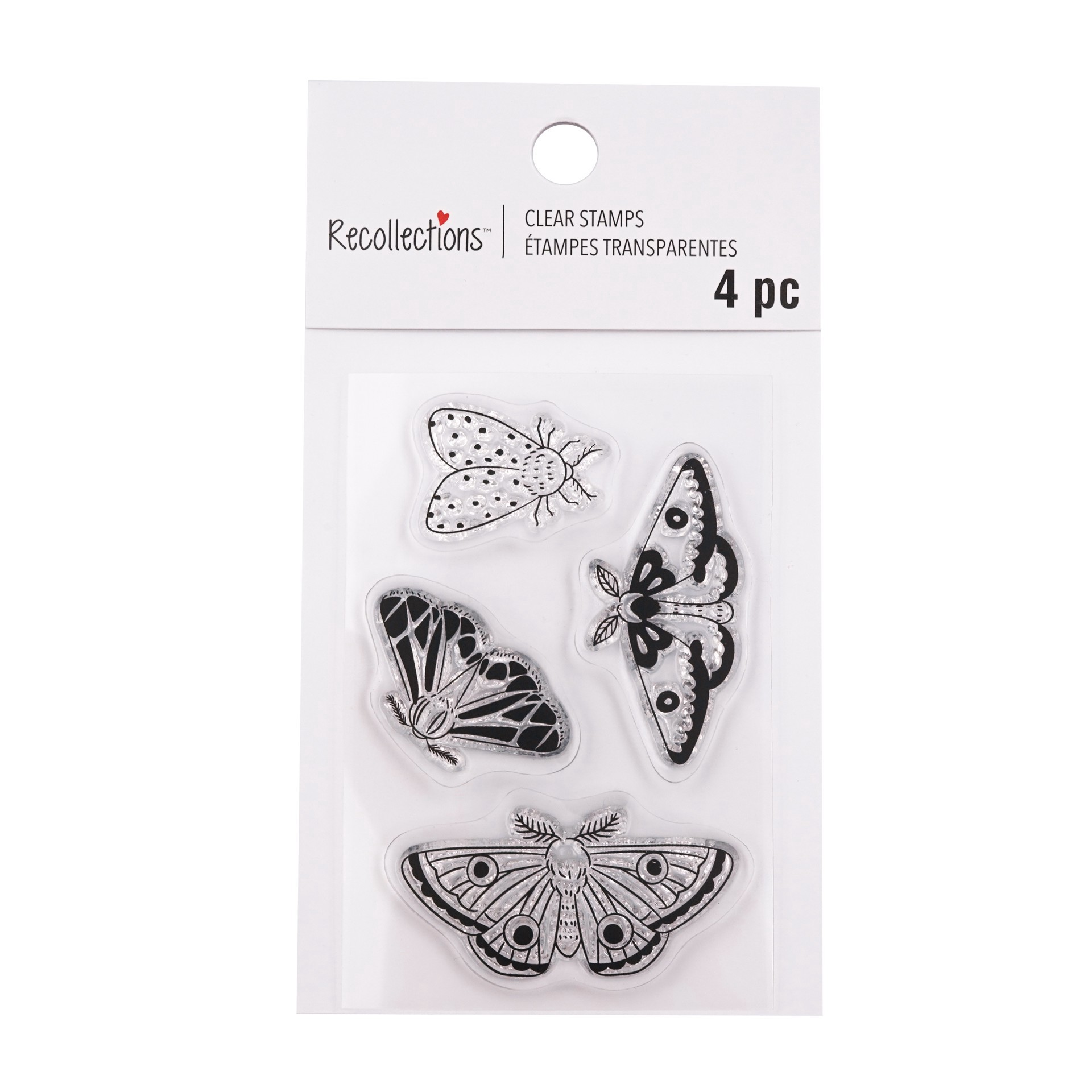 slide 3 of 3, Mini Plants Butterfly Stamp Set By Recollections, 2 in x 3 in