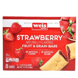 Weis Quality Low-Fat Cereal Fruit and Grain Bars