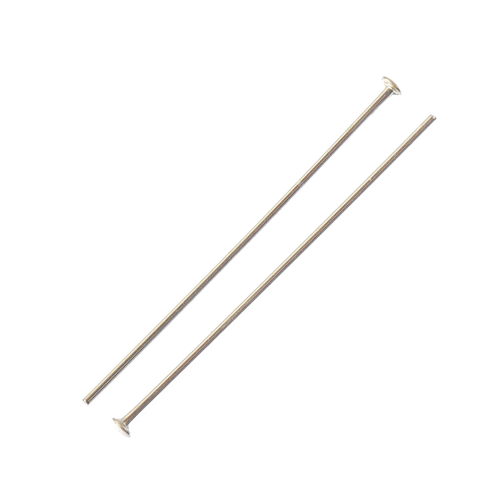 slide 3 of 3, 1" Sterling Silver Head Pins, 20ct. By Bead Landing, 20 ct